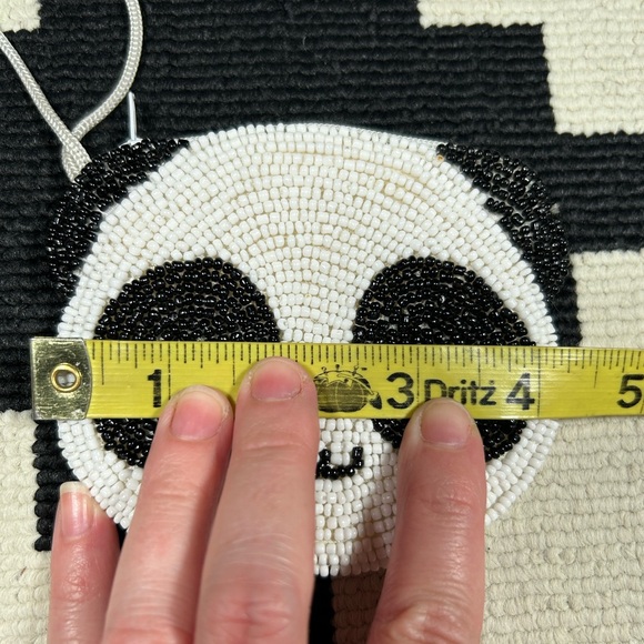 Adorbs, beaded panda, coin purse!! - Picture 7 of 9